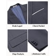 thumbnail image 6 of COOFANDY Mens Sport Coat Regular Fit Dress Jackets Wrinkle Free Casual Blazer Jackets, 6 of 7