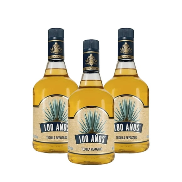Pack De 3 Tequila 100 Años Reposado 700Ml