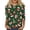BD30_Green, variant on Lumtrix Womens Christmas Graphic Tees Fall Crew Neck 3/4 Sleeve Top Graphic Print Soft Blousers Black 3XL