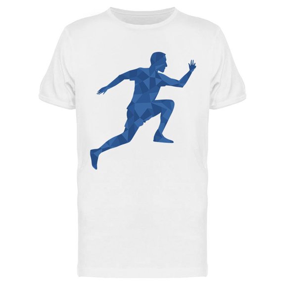 Athletic Man Running T-Shirt Men -Image by Shutterstock, Male x-Large