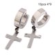 thumbnail image 4 of Qarigey 5 pares de pendientes cruzados pendientes de gota exquisitos Clip de oreja para fiestas de Navidad Día de San Valentín fiestas de Ropa, zapatos y accesorios Miscelánea Tipo 10, 4 of 6