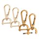 thumbnail image 1 of Ganchos de clip giratorio Uxcell [4 piezas] - Gancho de clip para llavero para hacer llaveros - [Dorado claro y dorado - 1.89 pulgadas] Hardware de cinta D, 1 of 6