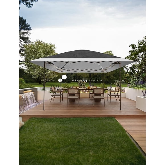 Edtara 12x12 Ft Canopy Tent, Pop Up Gazebo for Backyard, Outdoor Dining, Party, or Wedding Use