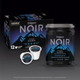 Folgers Noir True Dark, Dark Roast Ground Coffee, KCup Pods for Keurig