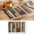 thumbnail image 6 of Retro Boho Geometric Placemats Set of 4 Abstract Southwestern Ethnic Place Mats Indoor Wipeable Table Mats Washable Cloth Dining Table Placemats for Kitchen Holiday Party Home Decor 13x19 Inch, 6 of 9