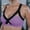 Purple, variant on Women's Tanks Women Fitness Sports Bra with Back Pocket and Phone Holder for Yoga Training and Gym Activities Black L