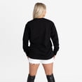 thumbnail image 3 of Women's Gameday Couture Black LSU Tigers Oversized Everyday Star Long Sleeve T-Shirt, 3 of 5
