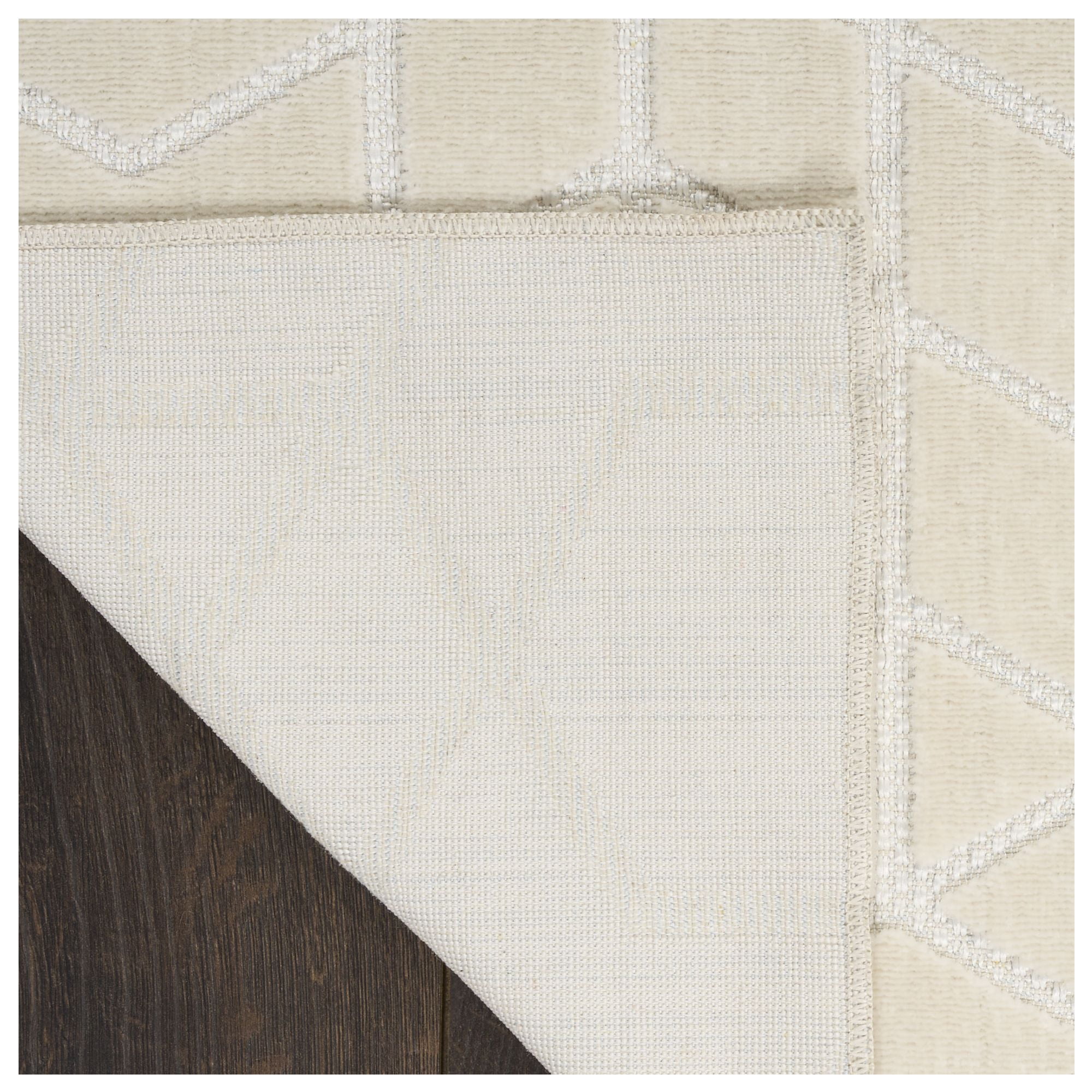 Nourison Washable Charm 2' x 3' Ivory Modern Indoor Rug