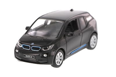 Brand New 5" Kinsmart BMW i3 Diecast Model Toy Car 1:32 Pull Action Set of 4 
