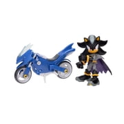 Sonic X DC Shadow As Batman 5 inch Scale Action Figure with Batcycle Vehicle
