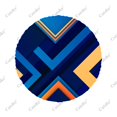thumbnail image 3 of Design Géométrique Abstrait Polyester Housse de Roue de Rechange Universelle sur Mesure pour Remorque RV SUV Camion Campeur, 3 of 5