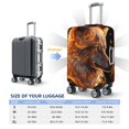 thumbnail image 4 of Fotbe Gold Flame Pattern Wolf Funda Protectora para Equipaje, Antirrayones y Resistente a la Suciedad, Compatible con Maletas de 18 a 32 Pulgadas-Small, 4 of 7