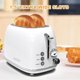 thumbnail image 2 of Tostadora KITCHMIX, 2 rebanadas, retro, acero inoxidable, 6 ajustes, 2 of 8