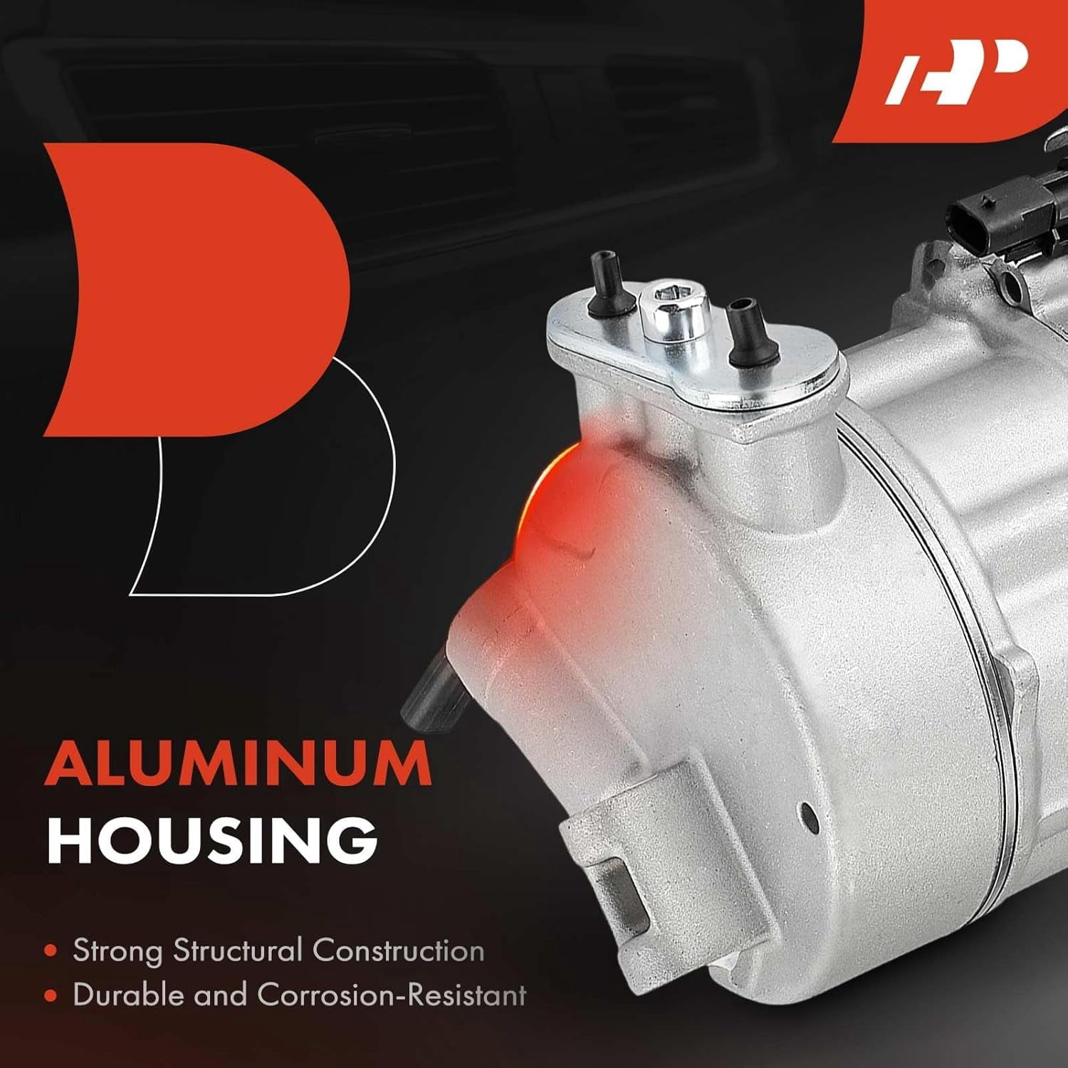 A-Premium Air Conditioner AC Compressor with Clutch Compatible with Chevrolet Camaro 2016-2021 & Cadillac CTS 2016-2019, ATS 2016-2019, 3.6L