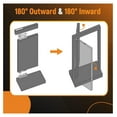 thumbnail image 3 of Bookcase Door Secret Door Pivot Hinge Kit for Max 500 lb Heavy Duty Secret Doors (H-KIT), 3 of 9