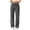 Dark Gray, variant on Womens high waist elastic drawstring straight leg sweatpants lounge jogging pants with pockets for daily wear Black S
