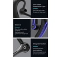 thumbnail image 3 of F910 Auricular Bluetooth 5.0 Auriculares comerciales Auriculares con micrófono dual Auricu MABOTO Auriculares, 3 of 7