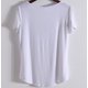 thumbnail image 4 of Camiseta de manga corta con cuello en V suelta para mujer grande Verano, 4 of 4
