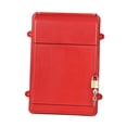 thumbnail image 1 of jifeng Wall Hanging Mailbox Hollow Backplate Drop Box for Envelopes Newspapers Home red, 1 of 9