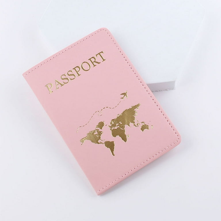 1pc Pu Leather Passport Holder Travel Accessories Passport Wallet