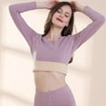thumbnail image 4 of Conjunto de ropa interior térmica larga para mujer, 2 piezas, forro polar, conjunto de pijama superior e inferior, se puede usar por ambos lados, 4 of 6