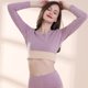 thumbnail image 4 of Conjunto de ropa interior térmica larga para mujer, 2 piezas, forro polar, conjunto de pijama superior e inferior, se puede usar por ambos lados, 4 of 6