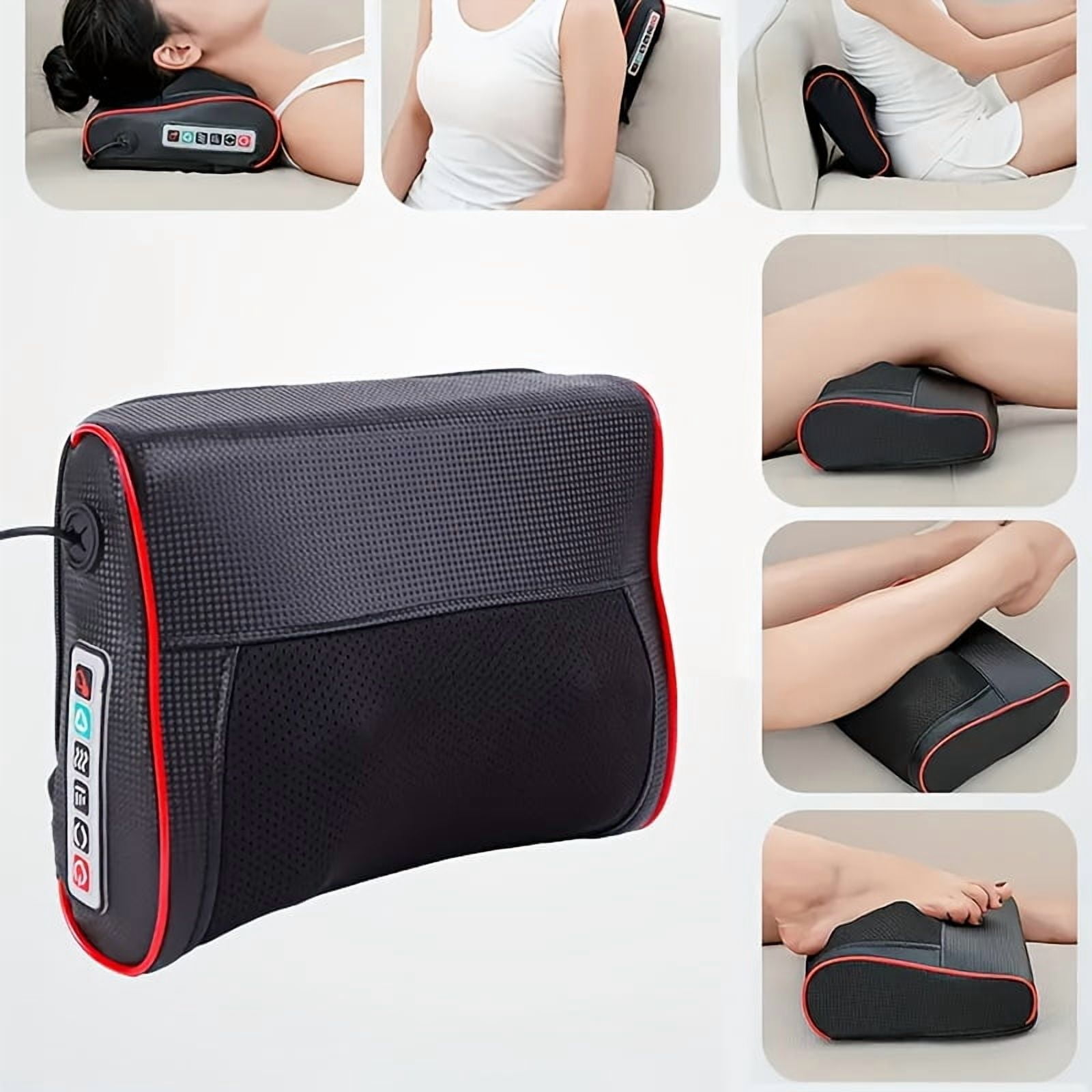 Neck Massager - Shiatsu Deep Tissue Massage with Heat, Suitable for Neck, Shoulders, Back, And Legs, Providing Heated Cervical Traction And Full-Body, a Perfect Present for Parents And Loved Ones.