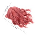 thumbnail image 2 of Houderco Peluca Bob Rosa Con Ondas Y Flequillo Para Mujer Ideal Para Cosplay Y Celebraciones, 2 of 6