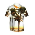 thumbnail image 2 of Sunshine Island Men's 3d Print Casual Button Down Shirts, Novelty Hawaiian Short Sleeves L, 2 of 8