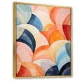 thumbnail image 2 of Designart "Symmetrical Pastels in the World of Hard-Edge II" Abstract Floater Framed Wall Decor, 2 of 7