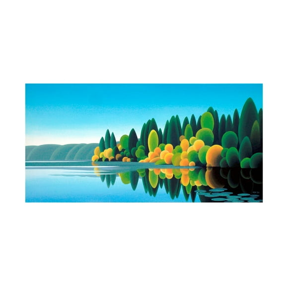 Trademark Fine Art Ron Parker Prospect Lake Canvas Wall Art - 10x19
