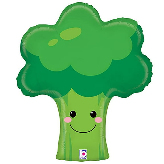 LOONBALLOON Food Balloons, 26″ PRODUCE PALS - BROCCOLI