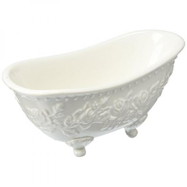 Abbott Collection Bathtub Soap Dish, White