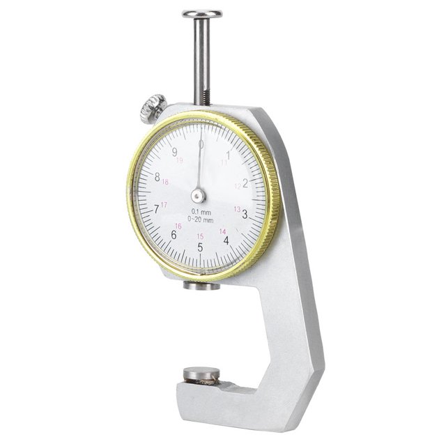 Medidor de grosor portátil de 0-20 mm Medidor de grosor preciso para herramientas de taller Herramientas de bricolaje