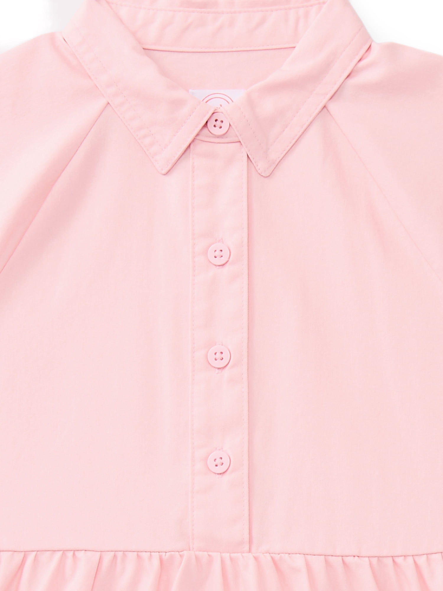 Wonder Nation Girls Collared Dress, Sizes 4-18 & Plus