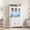 Stripe embossed white, variant on 66" Tall Pantry Cabinet with LED Lights & Charging Station - Adjustable Shelves, Drawers, Water Ripple Acrylic Doors - Kitchen Hutch Coffee Bar Storage - Striped Embossed White
