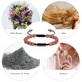 thumbnail image 6 of Cylinder Urn Bracelet for Ashes for Women Men Cremation Jewelry Memorial Keepsake Adjustable Lava Bracelet, 6 of 8