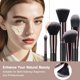 thumbnail image 4 of Juego de brochas de maquillaje Real Perfection, 24 piezas, con funda sintética, 4 of 7