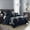 Navy/White, variant on Lanco Sally Jacquard 7-Piece Comforter Set, Grey, Queen, Fill Polyester, Abstract