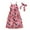 RD1, variant on XIMIN Toddler Baby Infant Girls African Print Off Shoulder with Hair Band Princess Casual Dress Girls Ballet Dance Dress Dacewear (12-18 Months, RD2)