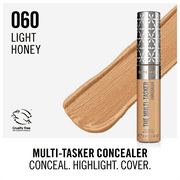 Rimmel Lasting Finish Multitasker Concealer, Light Honey 060, 0.33 fl oz