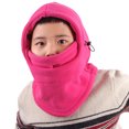 thumbnail image 2 of 3-12 Years Kids Balaclava Ski Mask, Cold Weather Fleece Face Mask with Hood, Windproof Outdoor Winter Hat for Boys & Girls, 2 of 8