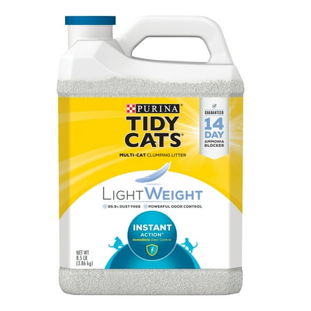 UPC: 0070230165077 | Purina Tidy Cats Light Weight  Low Dust  Clumping Cat Litter  LightWeight Instant Action Cat Litter  8.5 lb. Jug