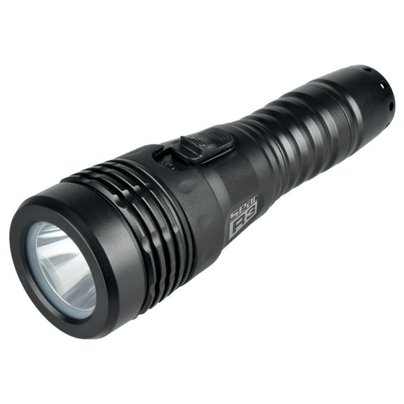 Seac Sub R3 SCUBA Diving Torch Light, Single LED, 400 Lumens, Micro-USB, Rechargeable, Aluminum
