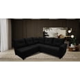 thumbnail image 2 of Sala Esquinera El Bazar Store Loki Negro 200x215 cm Tela Lino Nacional Modular, 2 of 5