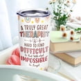thumbnail image 6 of Therapist Gifts Tumbler,Respiratory Physical Speech Massage Occupational Mental Health Therapist Gifts,Therapist Office Decor,Birthday Christmas Appreciation Gifts for Therapist Coffee Tumbler 20oz, 6 of 6