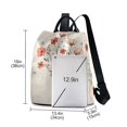 thumbnail image 3 of FORMRS Women's Travel Backpack Purse Anti-Theft Hidden Pockets Casual Shoulder Bag, Red Flower, 3 of 7