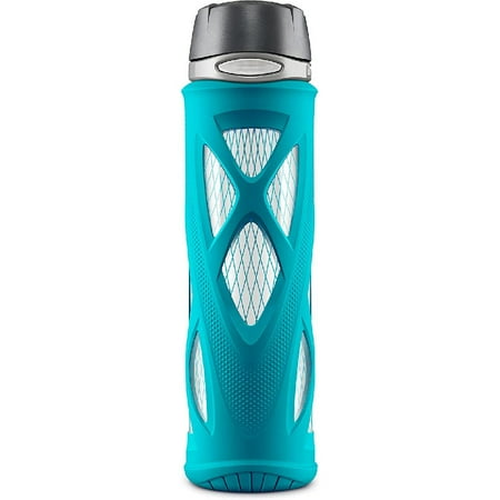 

Atlas Glass Water Bottle with Silicone Sleeve