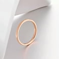 thumbnail image 3 of 2mm/3mm Rose Gold Titanium Steel Band Women's Wedding Engagement Ring Size 4-11, 3 of 9