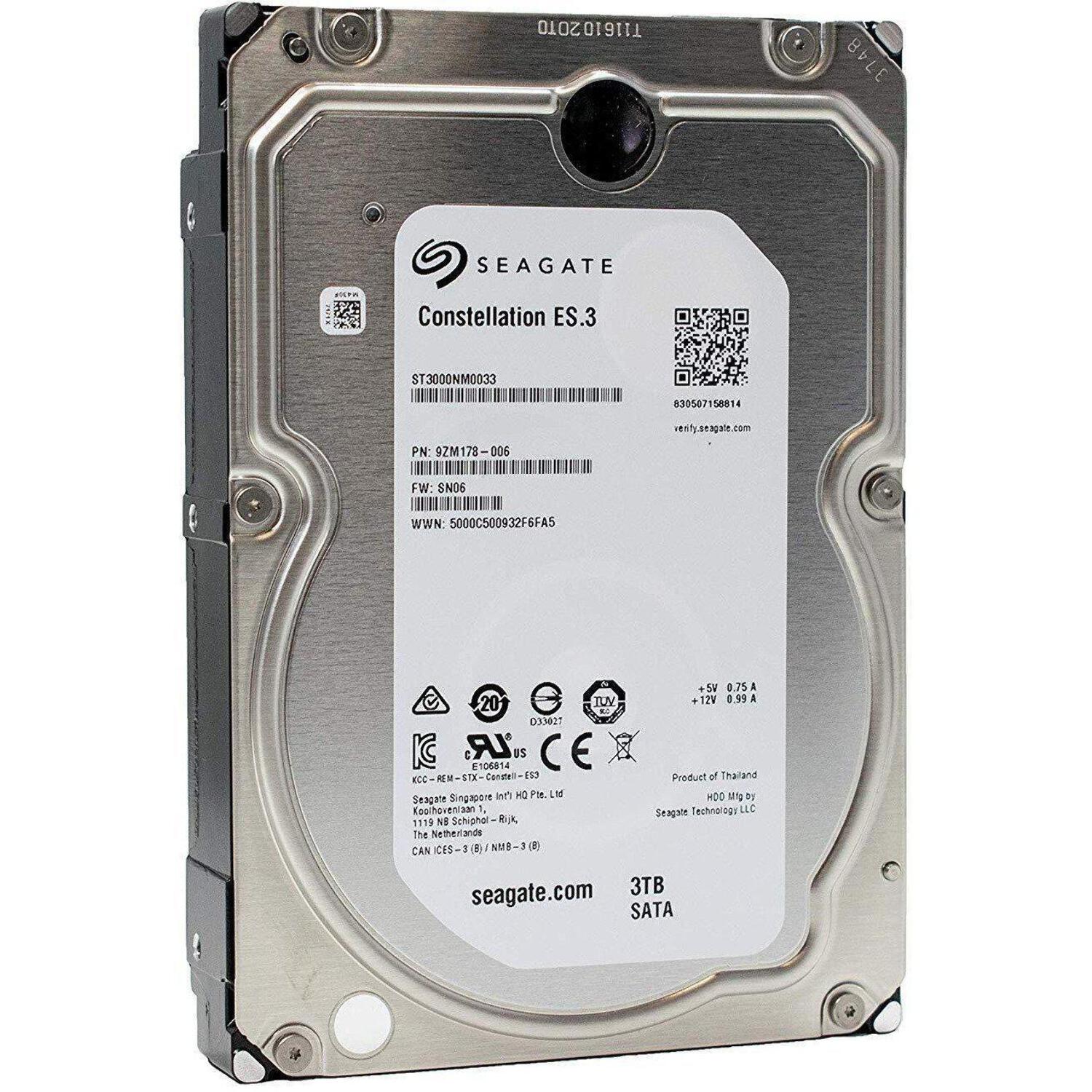 Seagate Constellation ES.3 | ST3000NM0033 | 3TB 7.2K RPM